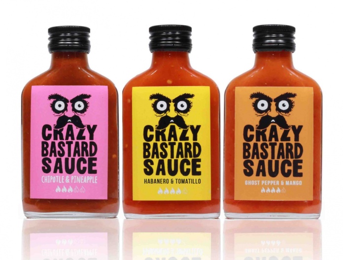 ostre sosy chili Crazy Bastard zestaw BESTSELLERS